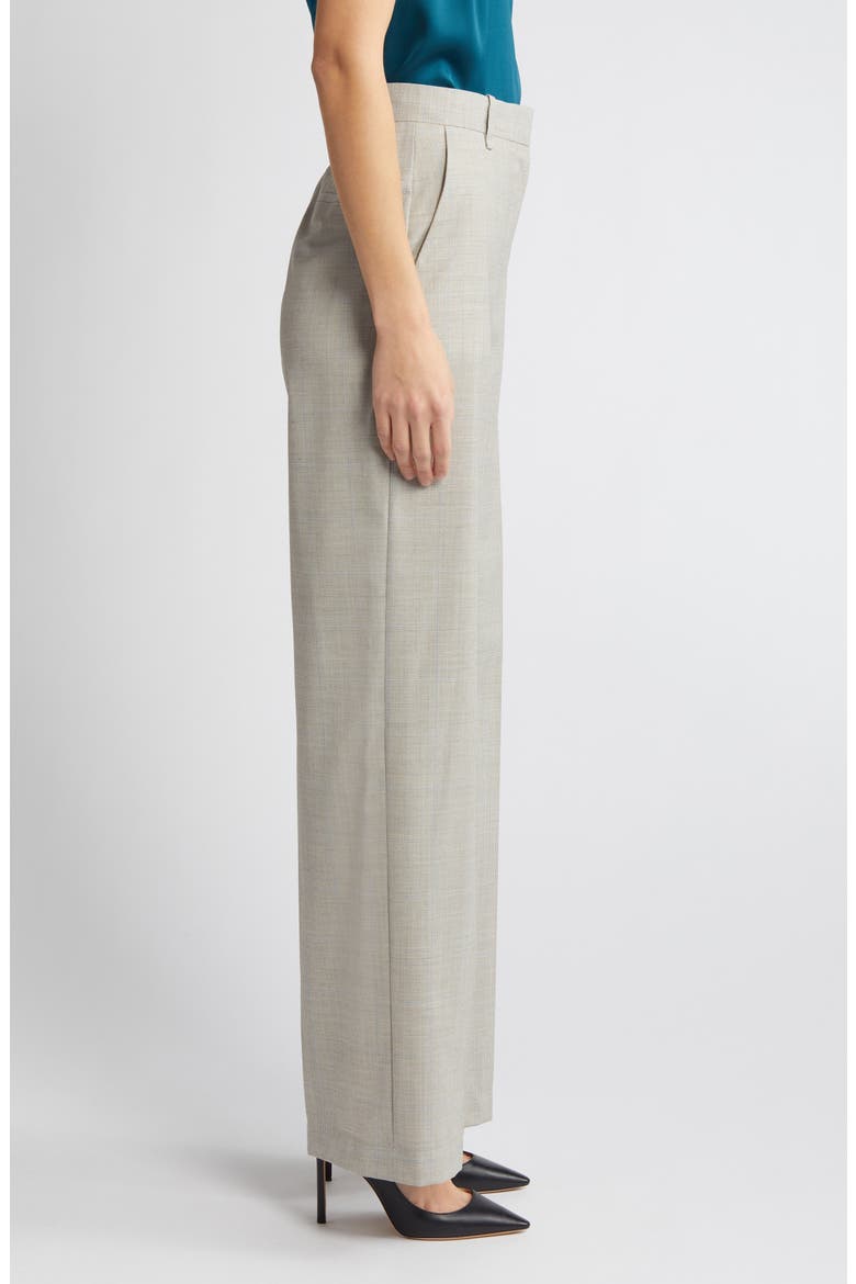 Tikela Virgin Wool Wide Leg Pants, Alternate, color, LT BGE