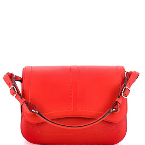 Harnais Shoulder Bag Epsom and Tadelakt