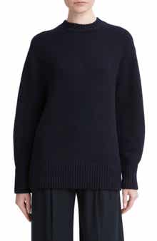 Oversize Balloon Sleeve Wool & Cashmere Sweater
