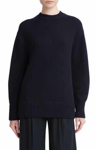 Oversize Balloon Sleeve Wool & Cashmere Sweater