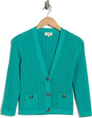 L'AGENCE Irvin Pointelle Cardigan
