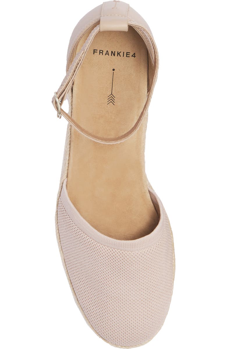 FRANKIE4 Kit Ankle Strap Platform, Alternate, color, Warm Sand Knit