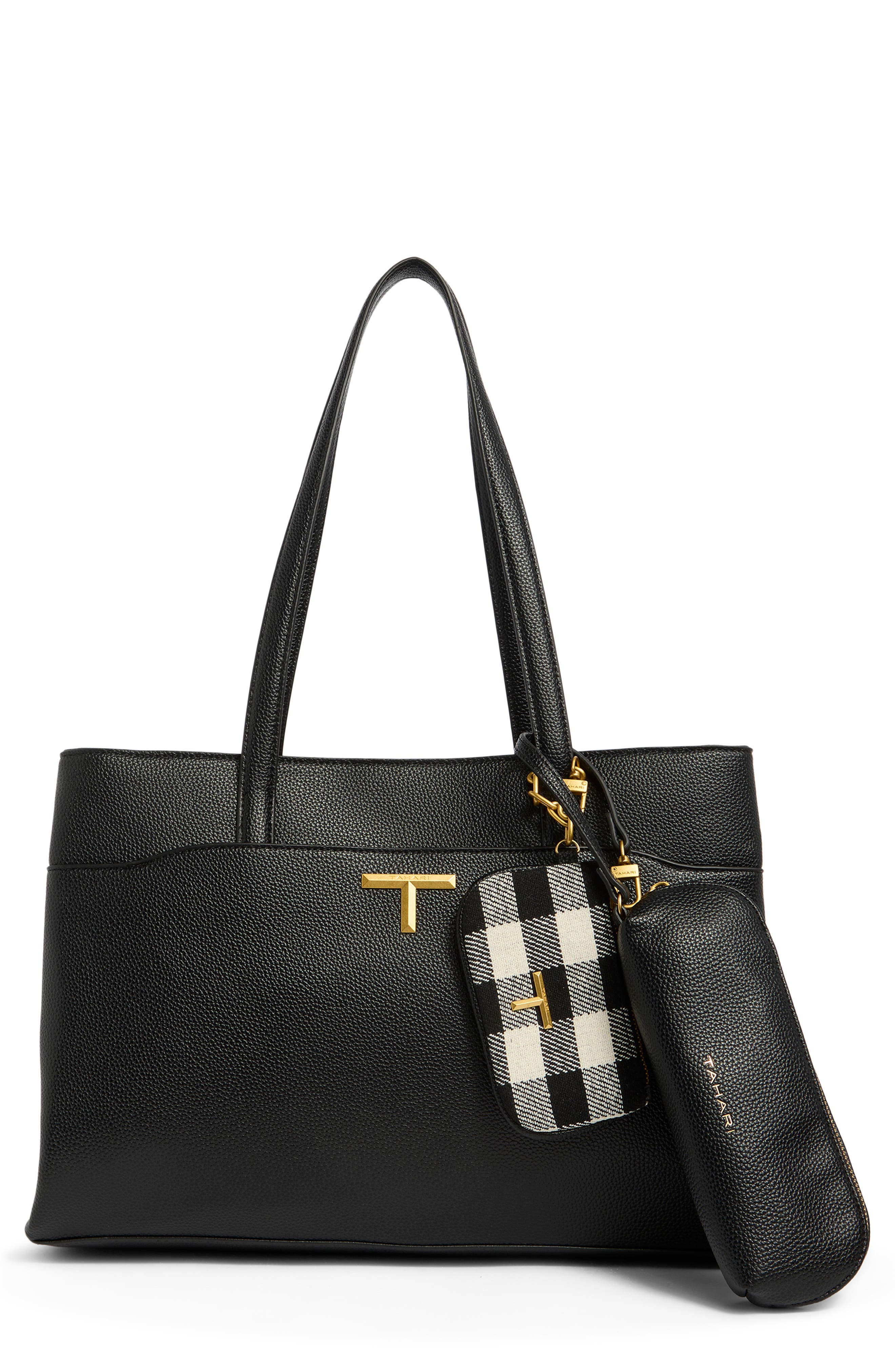 Sabi Faux Leather Work Tote