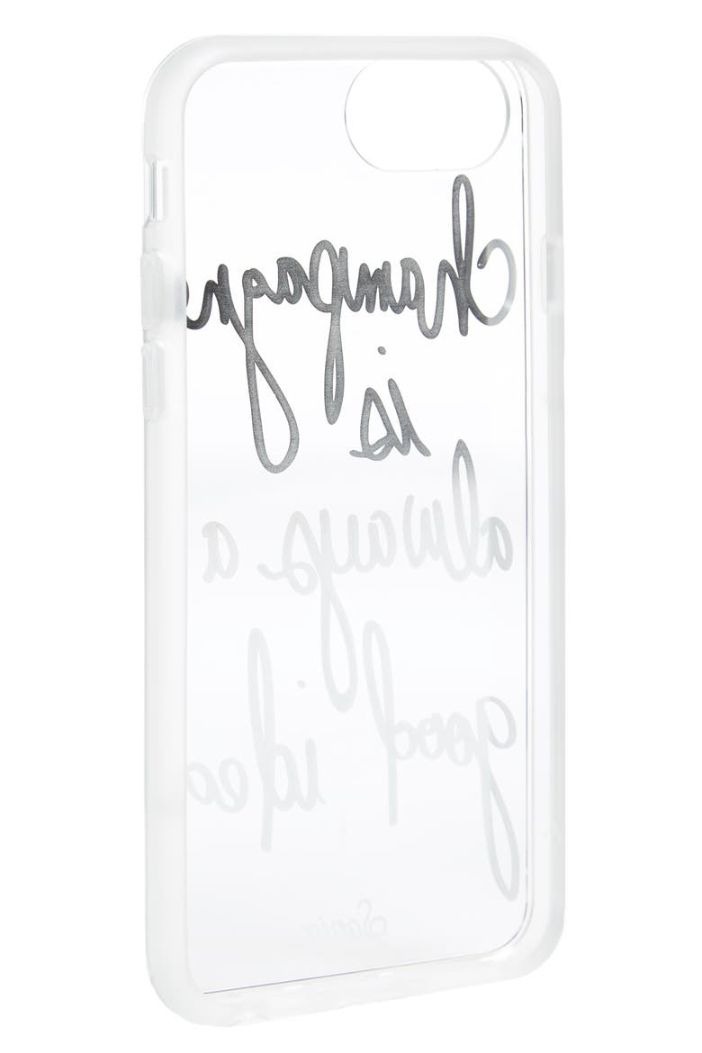 Champagne iPhone 6/6s/7/8 & 6/6s/7/8 Plus Case, Alternate, color, GOLD