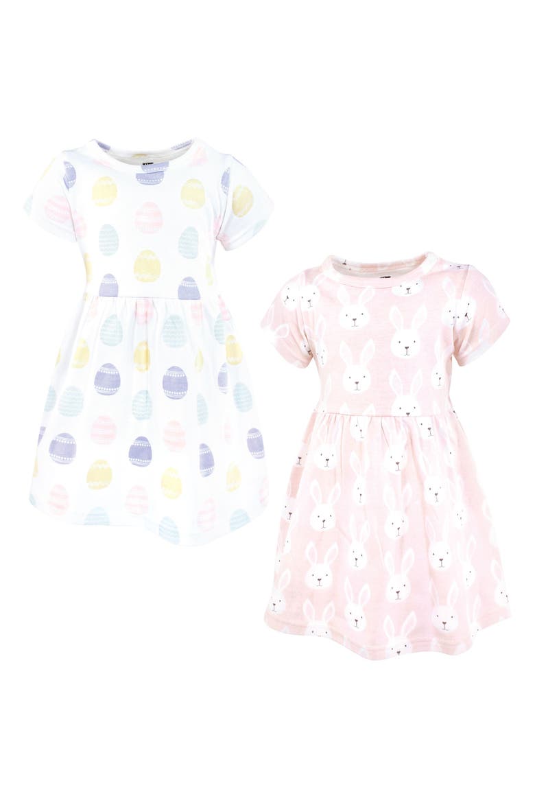Two Pack Dress Set, Main, color, Easter Bunny Pink