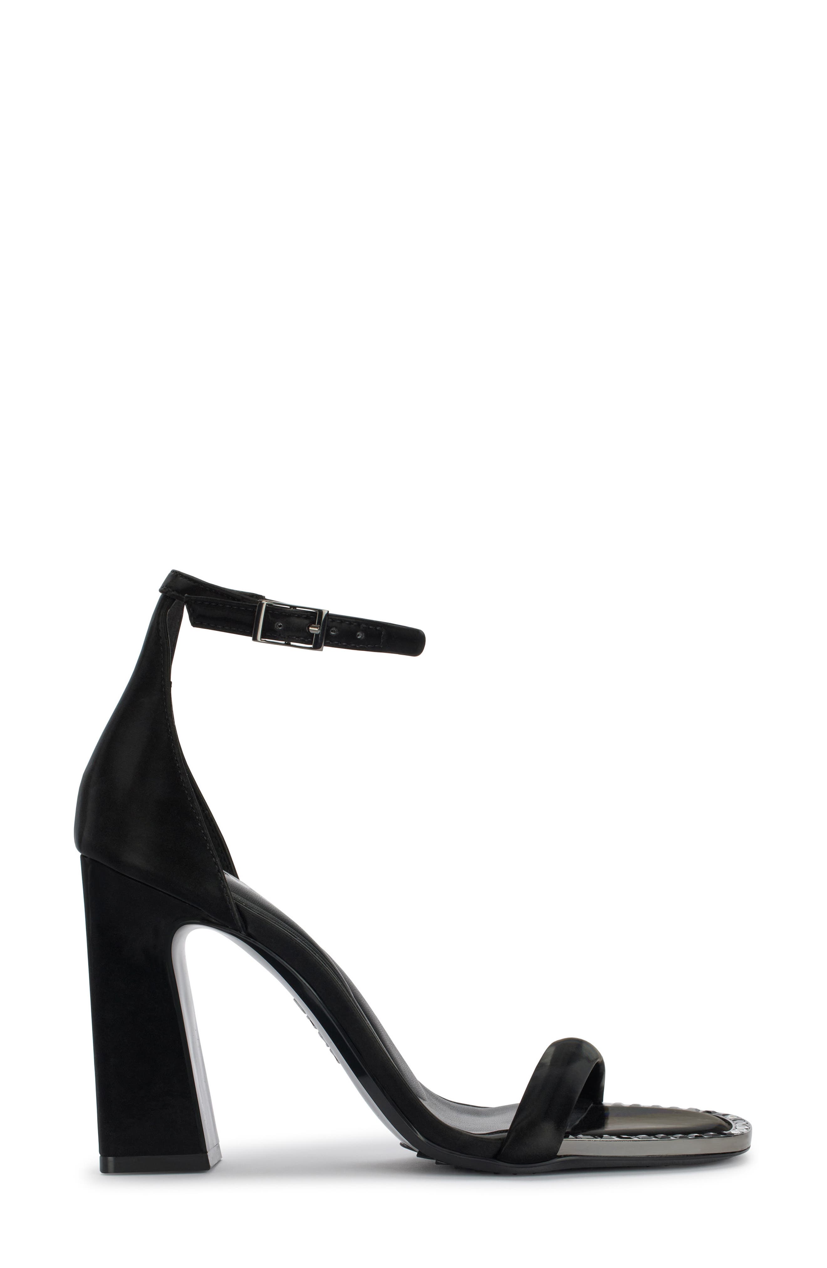 DKNY Waylin Ankle Strap Sandal, Alternate, color, Black