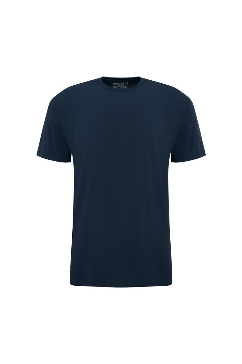 Crew Neck T Shirt, Alternate, color, Slate Blue