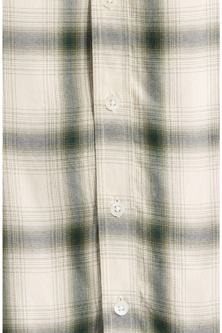 Shadow Check Button-Up Shirt, Alternate, color, GRN