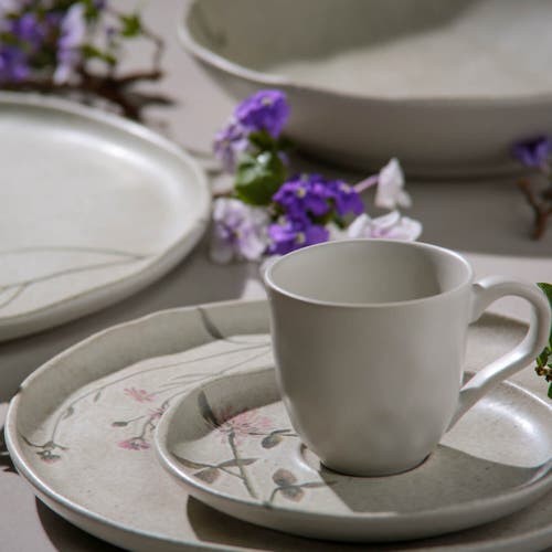 Porto Brasil Coffee Cup & Saucer Set Of 6 In Green