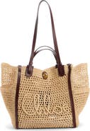 Chloé Summer Banana Raffia Tote