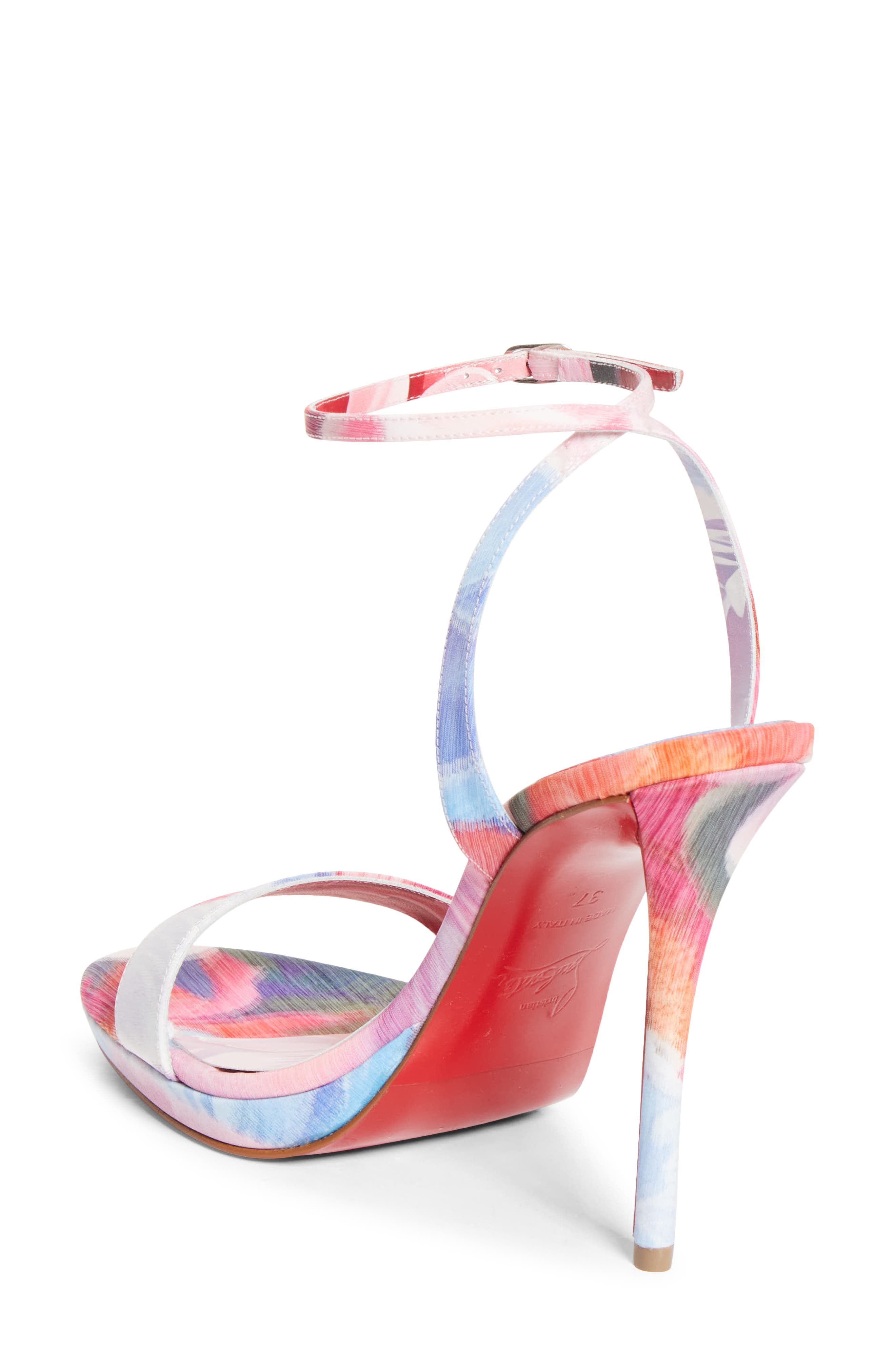 Christian Louboutin Miss Z Queen Slingback Pump, Alternate, color, Pink Multi