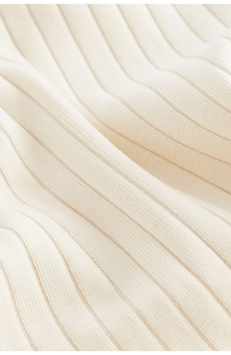 NEXT Kids' Mock Neck Rib Cotton Crop Top, Alternate, color, 