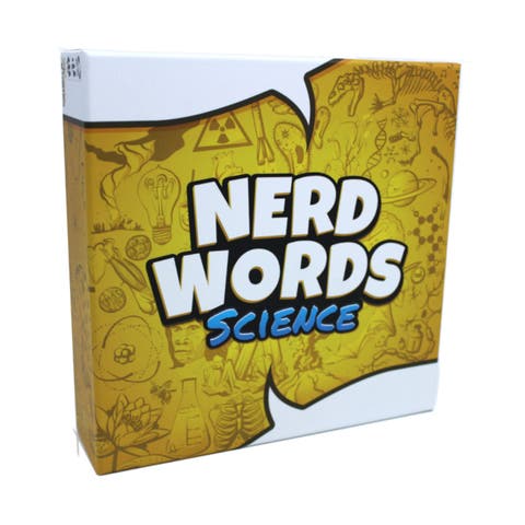 Nerd Words Science! Board Game, Educational, Adults & Kids