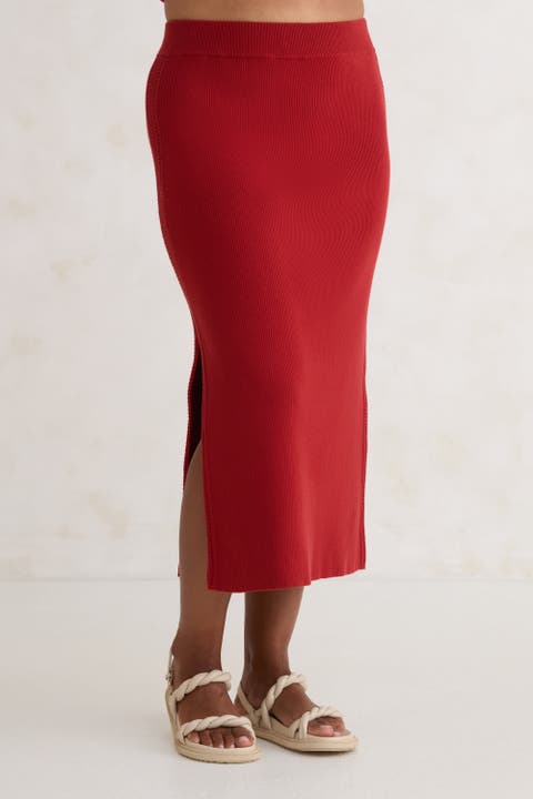 The Rib Sweater Skirt