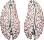 Tory Burch Pavé Wave Drop Earrings