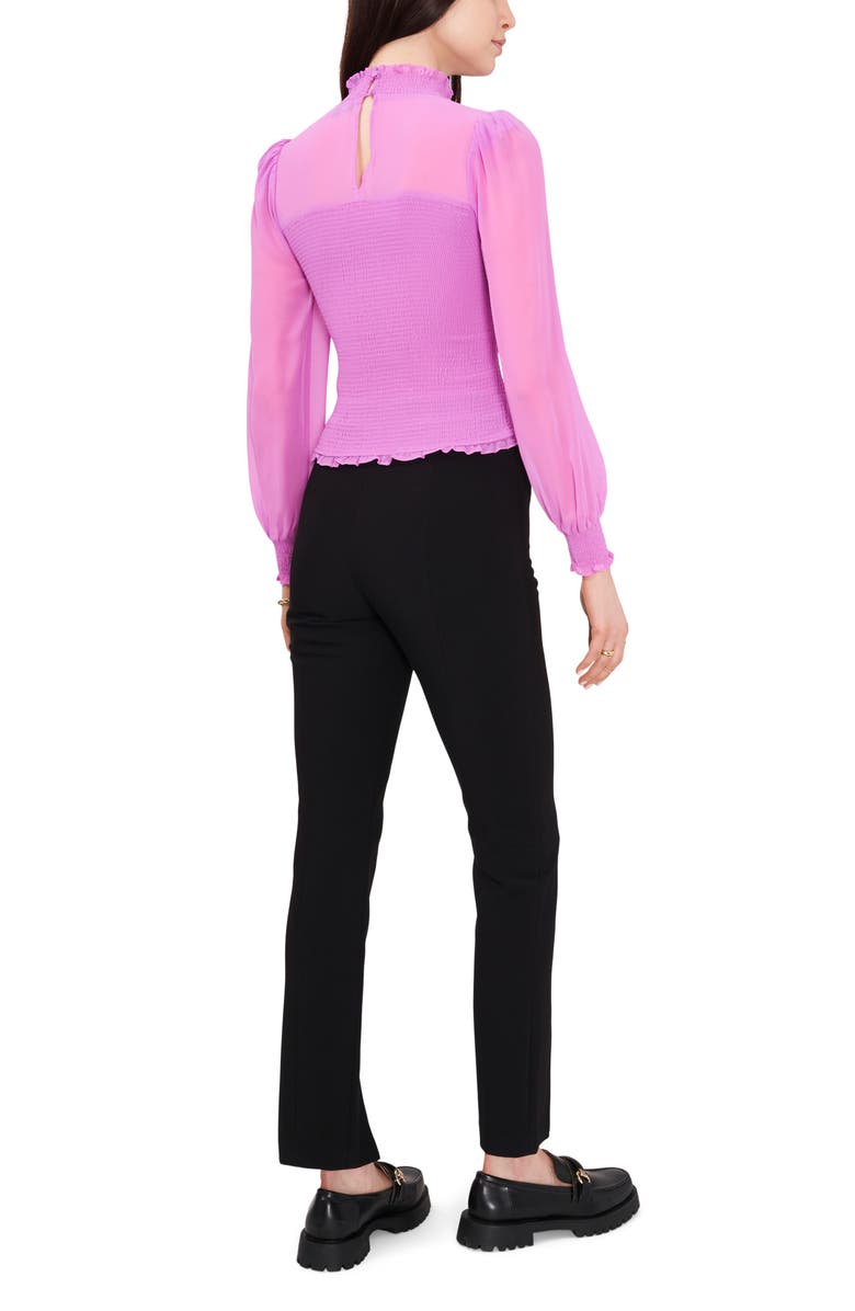 1.STATE Front Slit Crepe Pants, Alternate, color, Rich Black