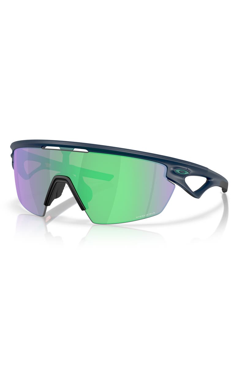 Oakley Prizm<sup>™</sup> Road Sport 36mm Rectangular Sunglasses, Alternate, color, Matte Abyss / Prizm Road Jade
