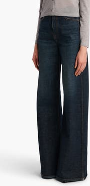 Khaite Dane High Waist Wide Leg Jeans