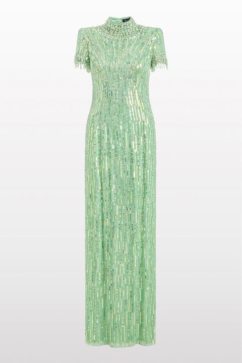 Madeleine Sequin Beaded Dress