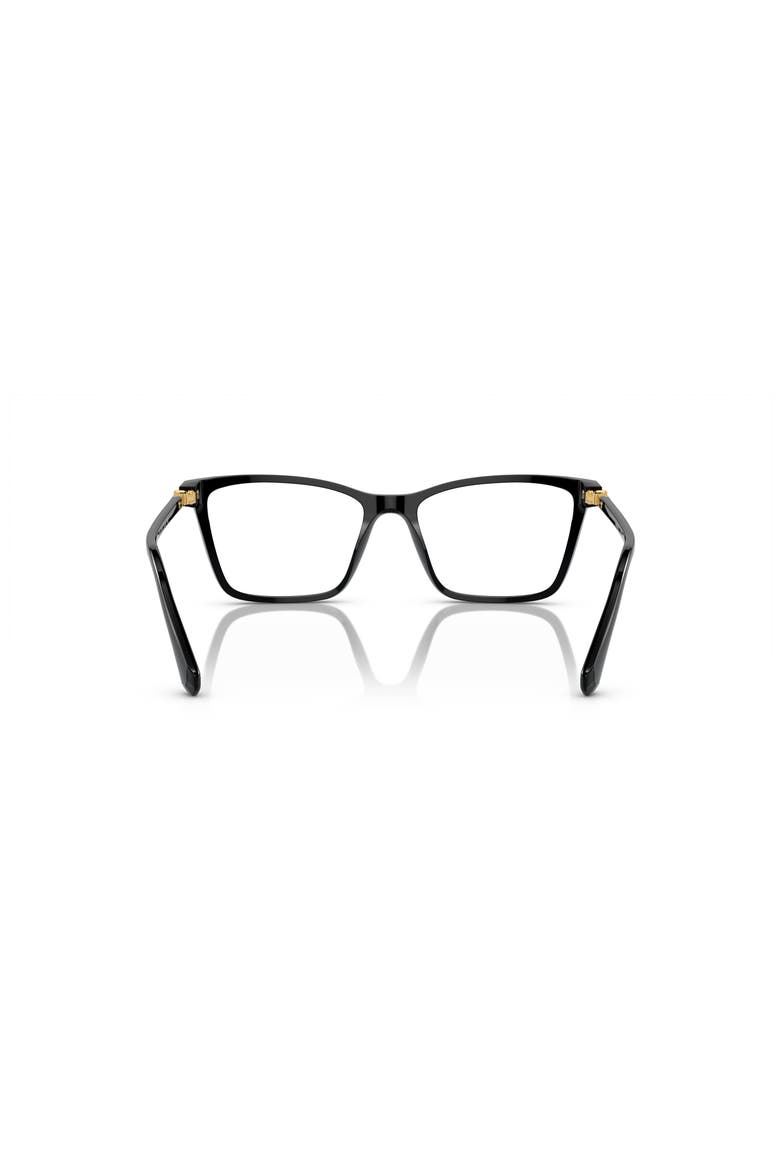 53mm Rectangle optical glasses, Alternate, color, Black