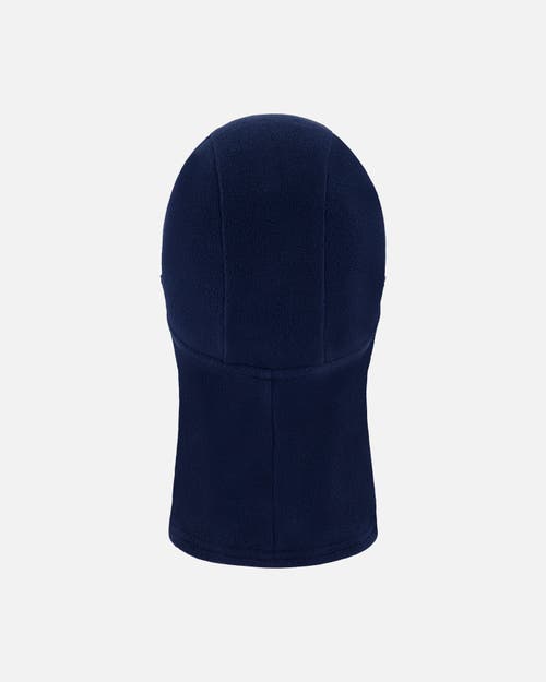 Deux Par Deux Kids Gender Inclusive Polar Fleece Balaclava In Blue