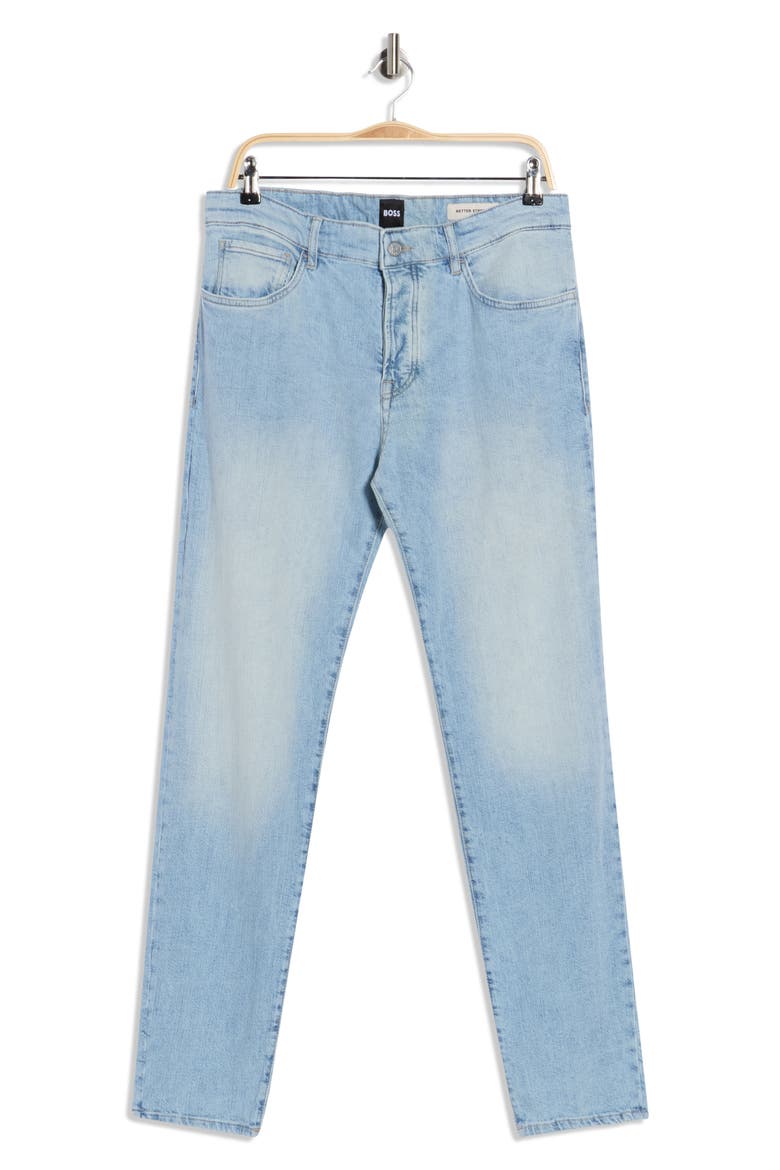 Maine Regular Fit Tapered Jeans, Alternate, color, LIGHT/ PASTEL BLUE