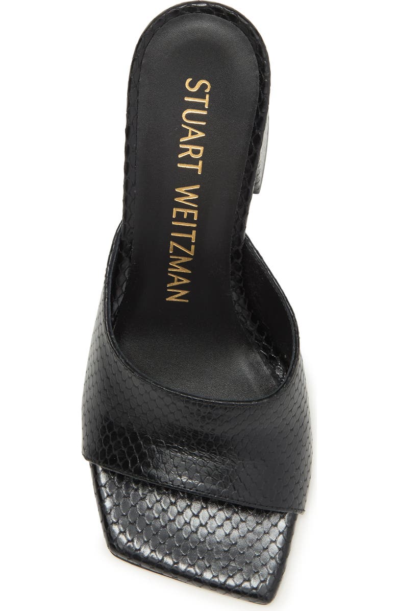 Stuart Weitzman Tia 85 Flare Block Sandal, Alternate, color,