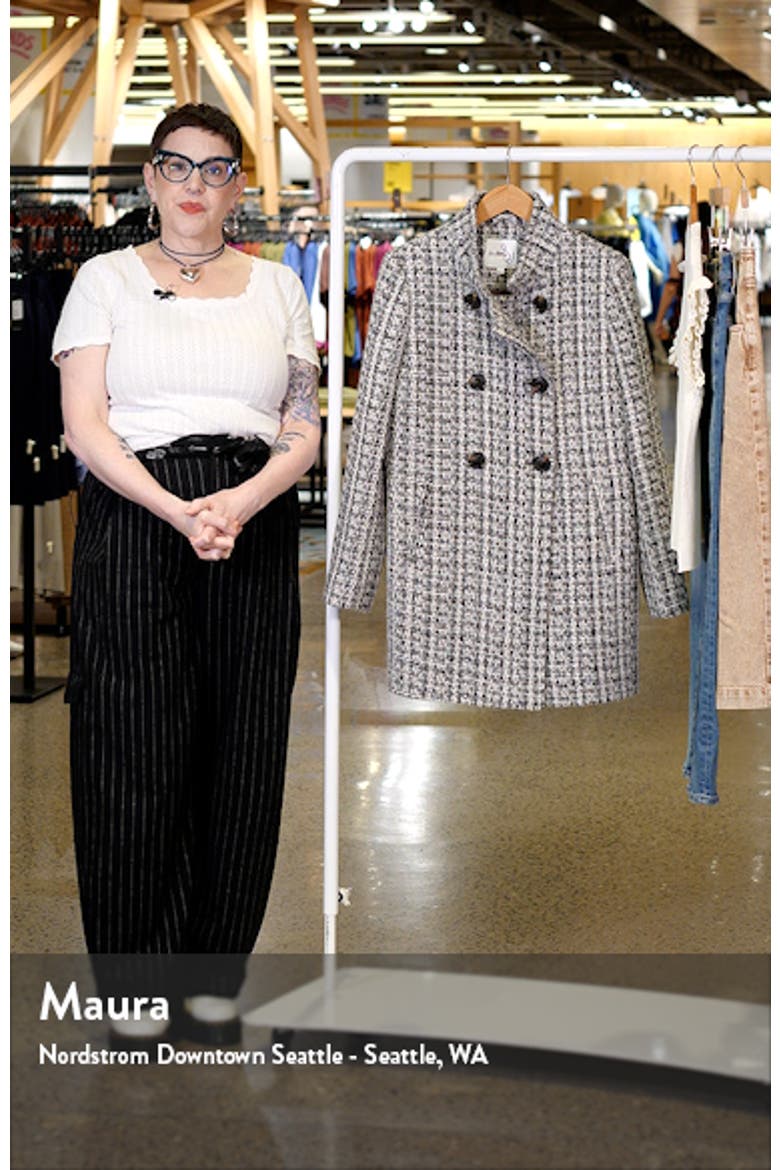 Stand Collar Double Breasted Coat video