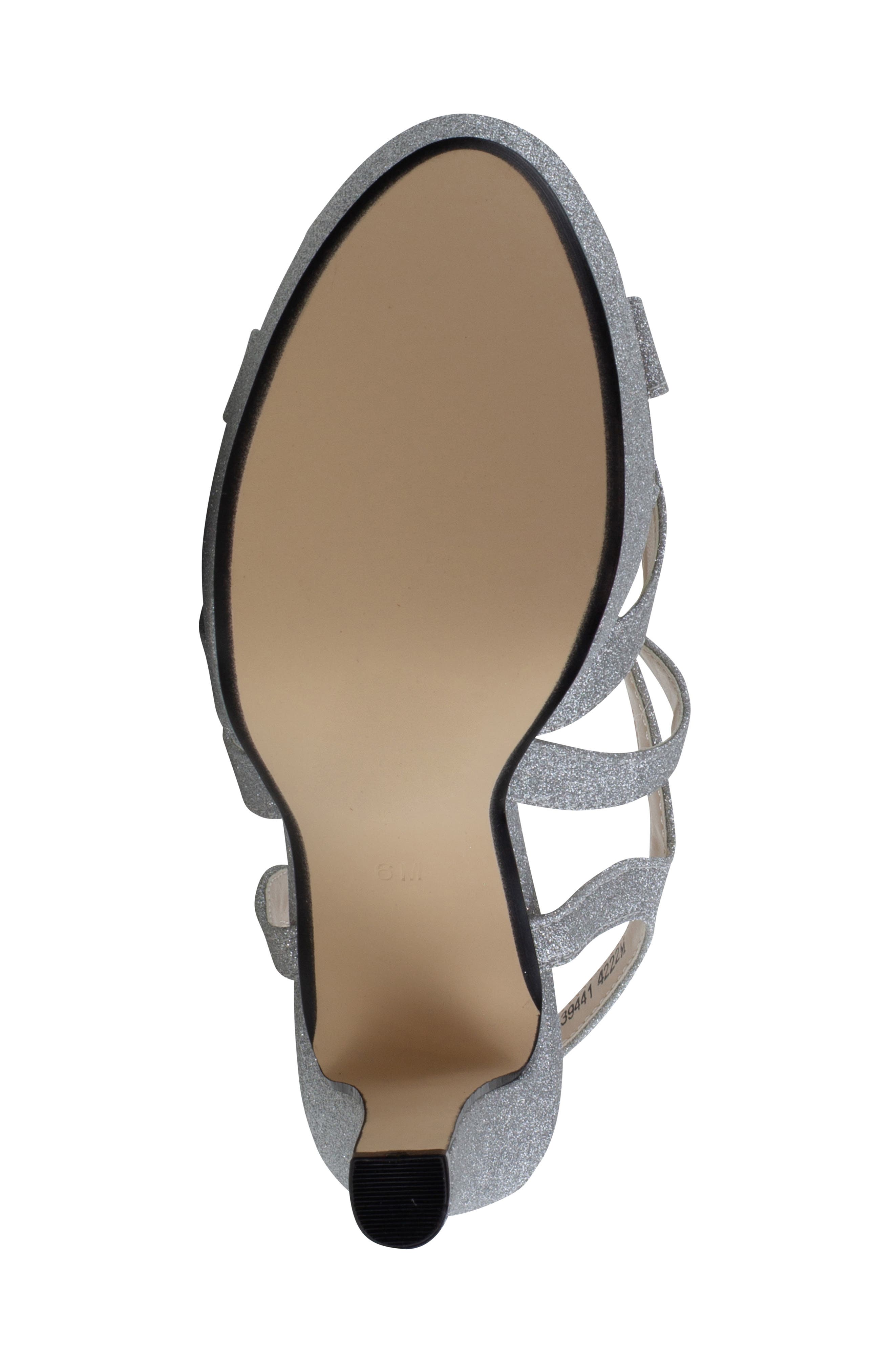 Touch Ups Marley Platform Sandal, Alternate, color, Silver