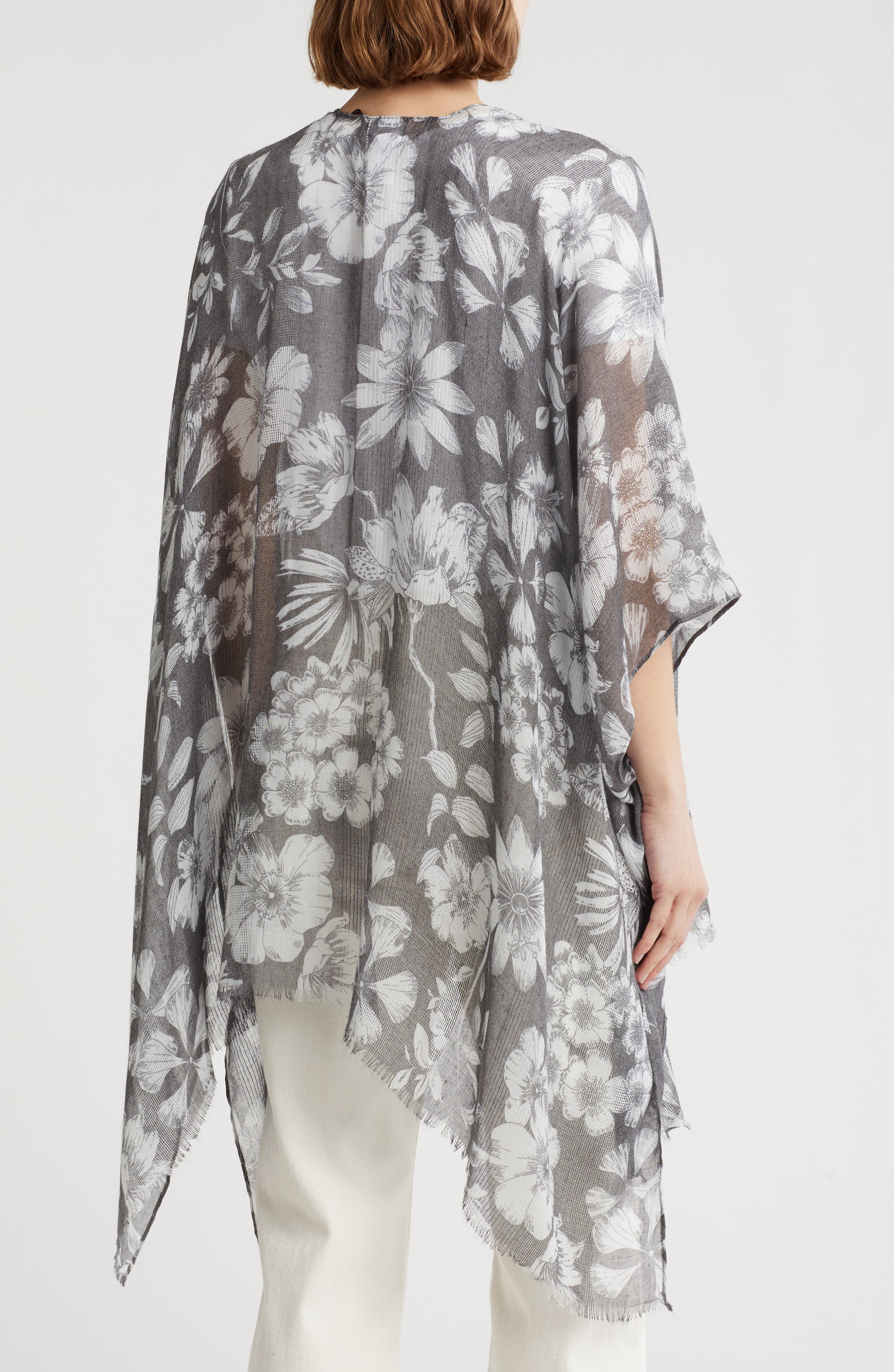 Floral Print Ruana (Women) | Nordstromrack