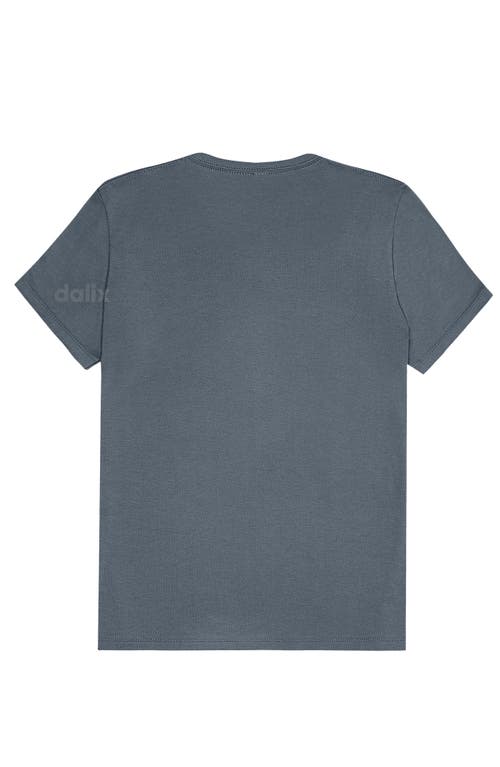 Dalix Womens Lil Peach Jersey Tee In Blue
