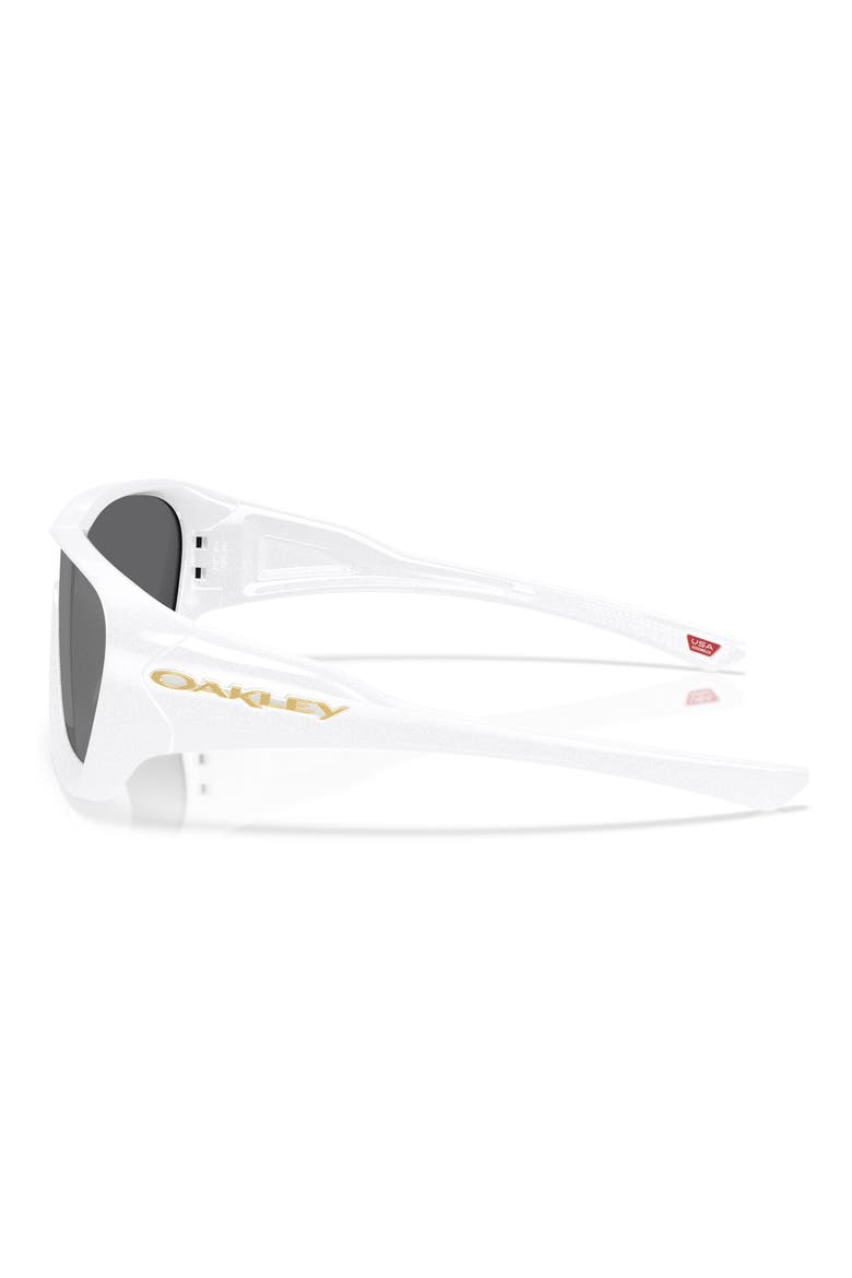 130mm Prizm™ Shield Sunglasses, Alternate, color, BLACK WHITE