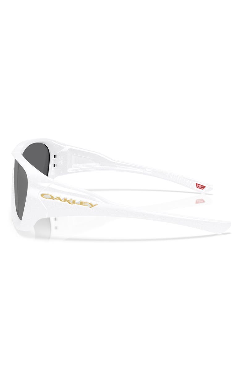 Oakley 130mm Prizm<sup>™</sup> Shield Sunglasses, Alternate, color, Black White