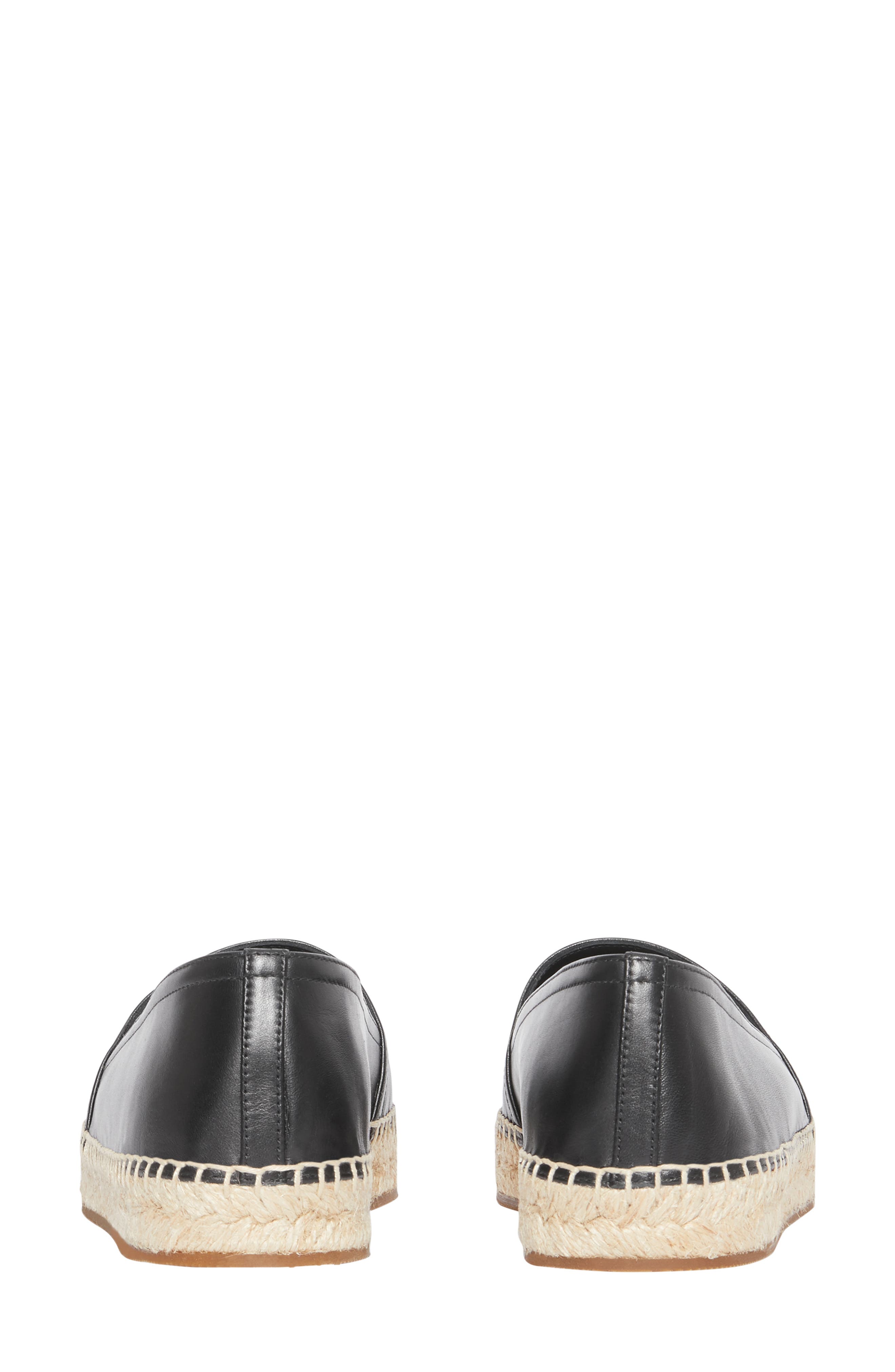 Burberry Tabitha Logo Monogram Espadrille Flat, Alternate, color, 