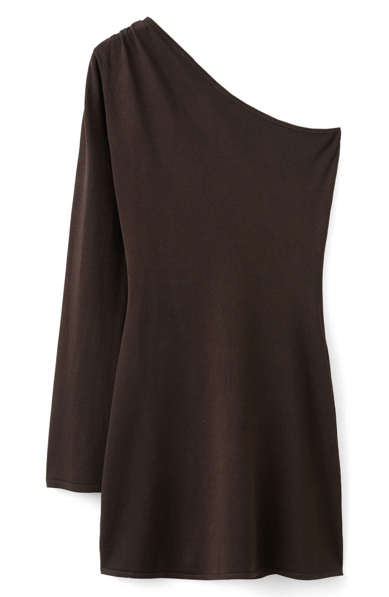 MANGO Single Long Sleeve Body-Con Minidress, Alternate, color, 