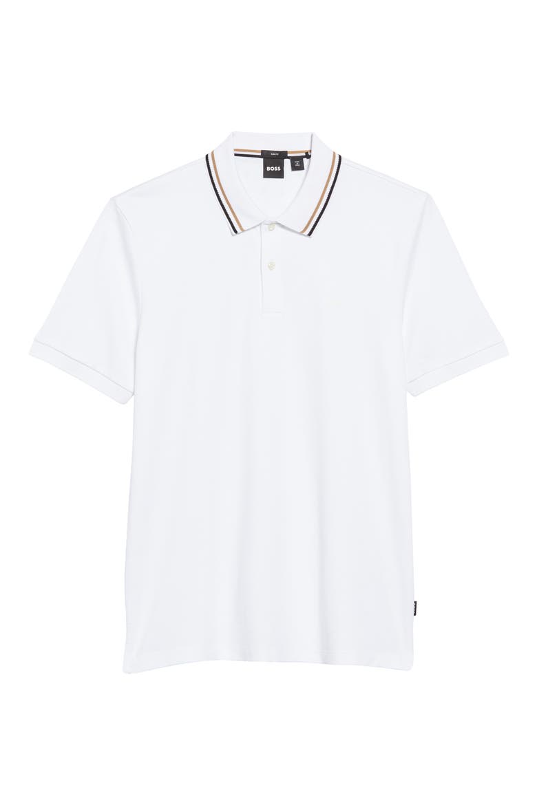 Penrose Tipped Polo, Alternate, color, WHT