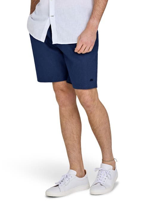 Stretch Waist Linen Short
