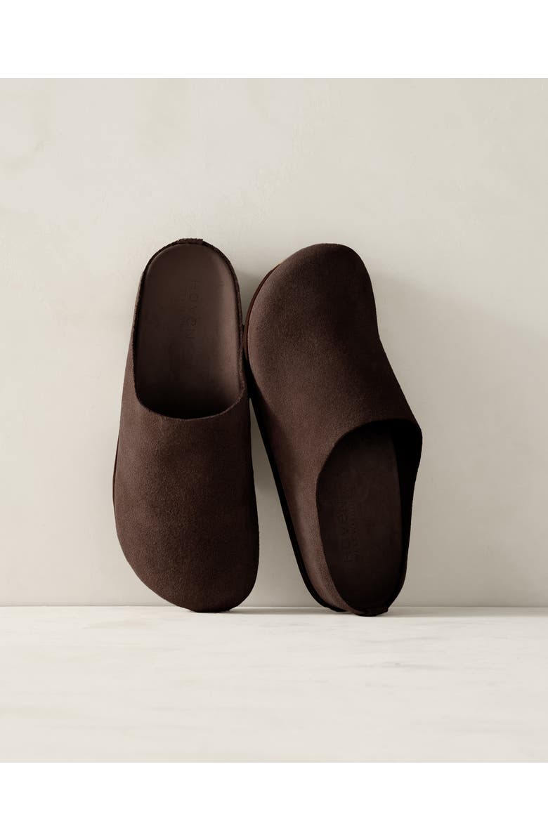 Haven Well Within Suede Clogs, Main, color, Espresso Bean