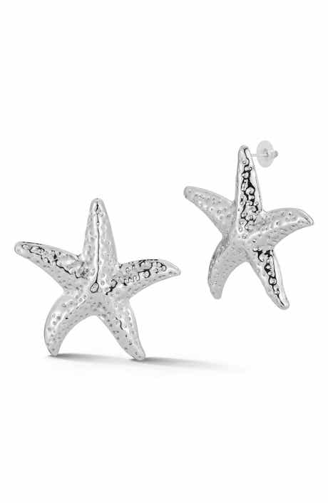 SPHERA MILANO Large Starfish Stud Earrings