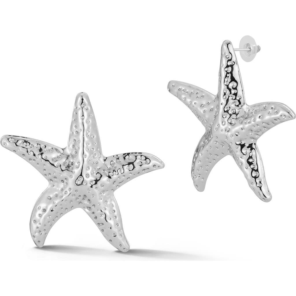 Sphera Milano Large Starfish Stud Earrings