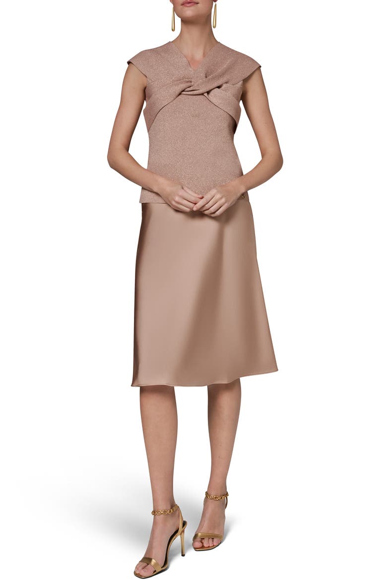 Crisscross Metallic Tank, Alternate, color, UMBRIA ROSE GOLD
