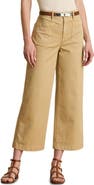 Lauren Ralph Lauren Stretch Cotton Twill Crop Pants