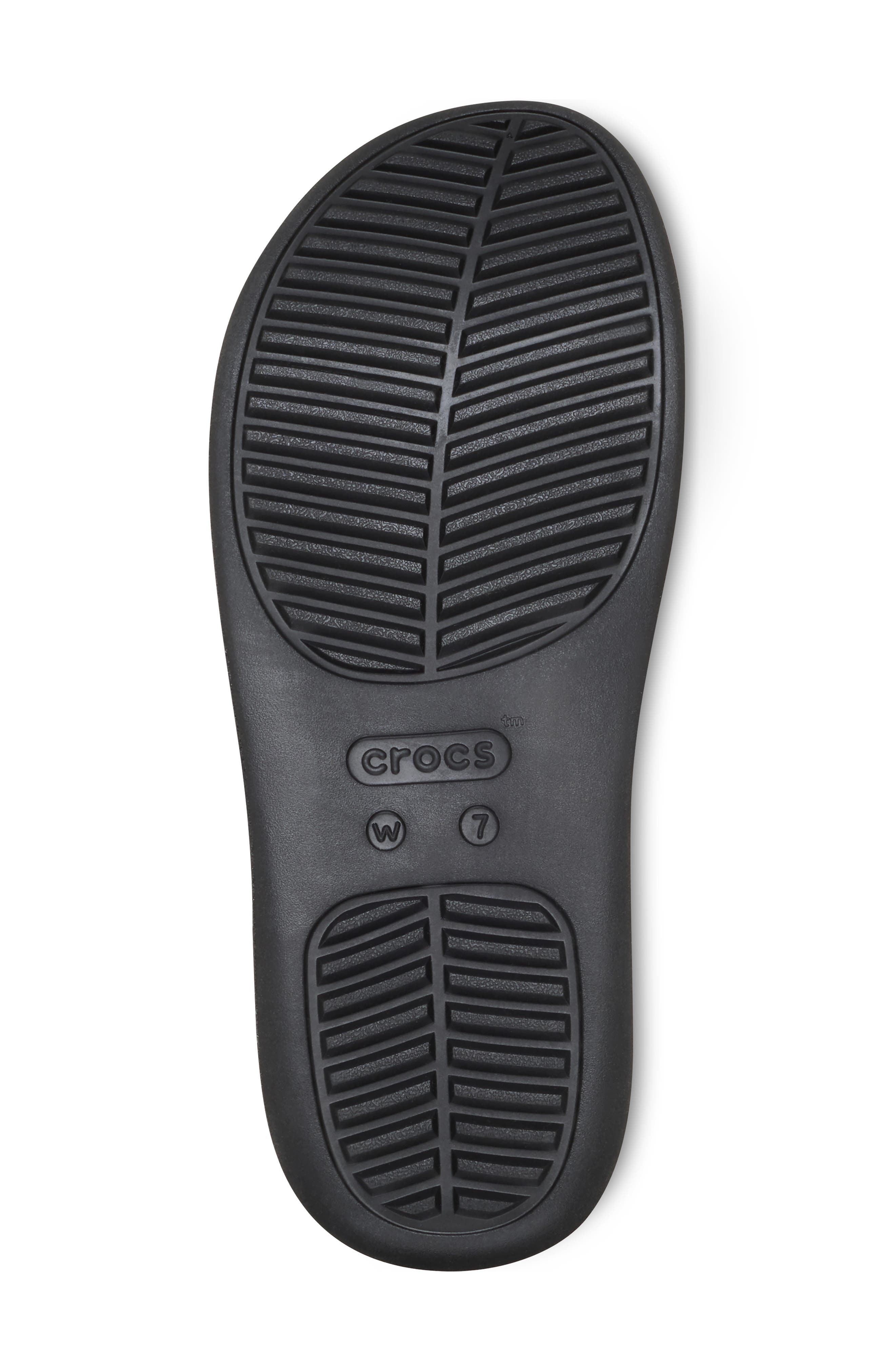 CROCS Getaway Strappy Slide Sandal, Alternate, color, Black