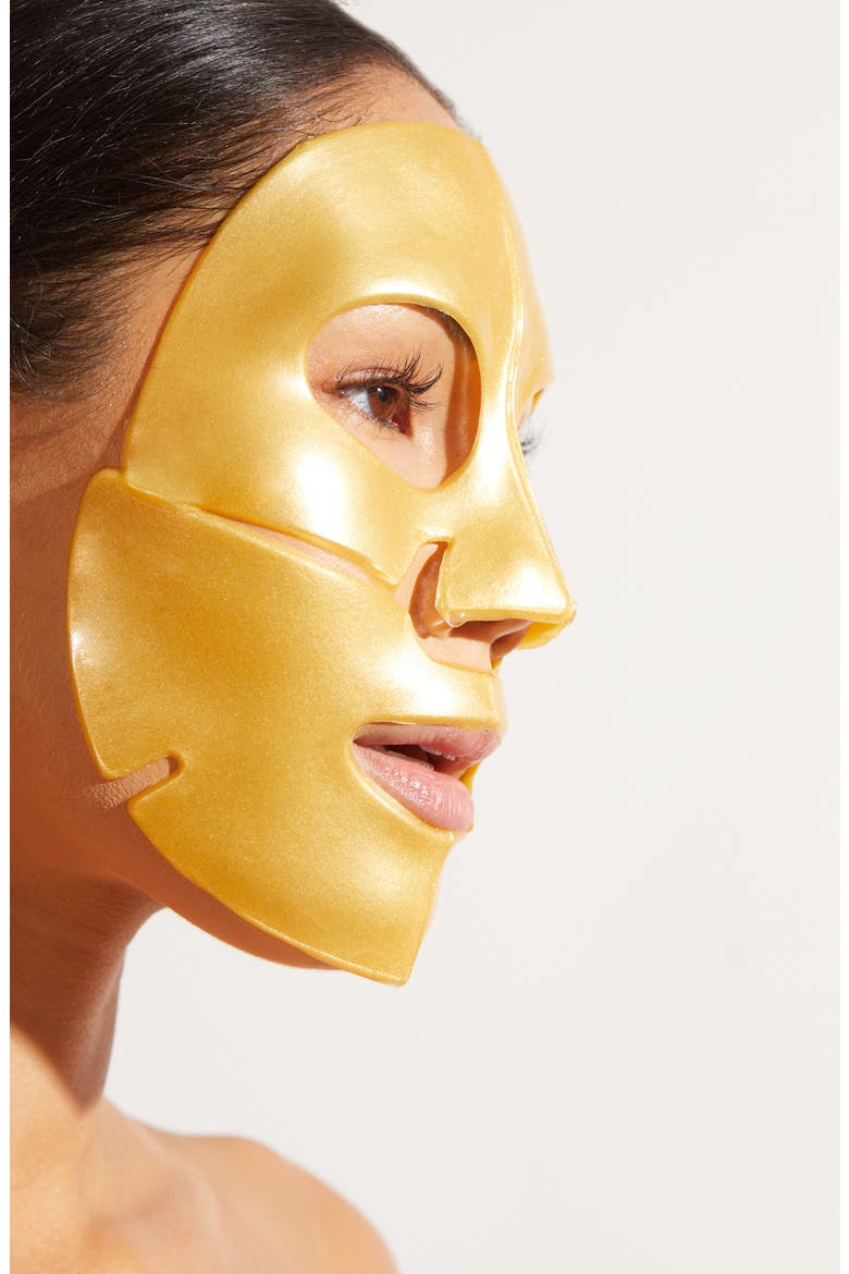 Youth Haus Golden Glow Gold Face Mask, Alternate, color, NO COLOR