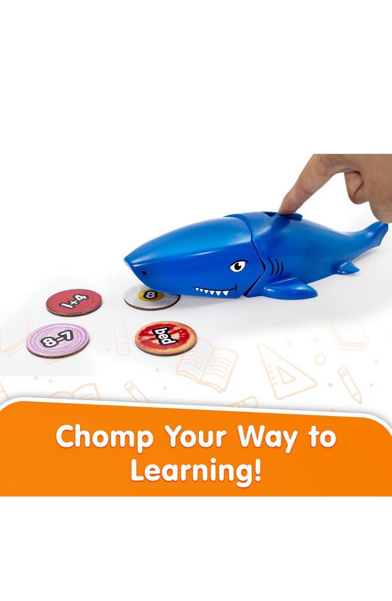 Junior Learning Shark Chomper Educational Game, Alternate, color, Blue