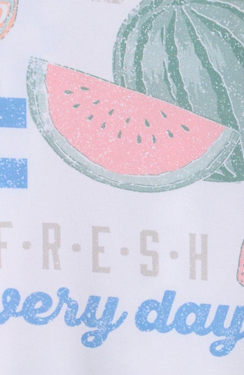 Vintage Summer Kids' Fruit Print Camp Shirt, Alternate, color, 