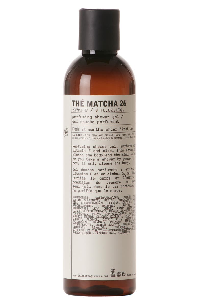 Le Labo Thé Matcha 26 Shower Gel, Main, color, 