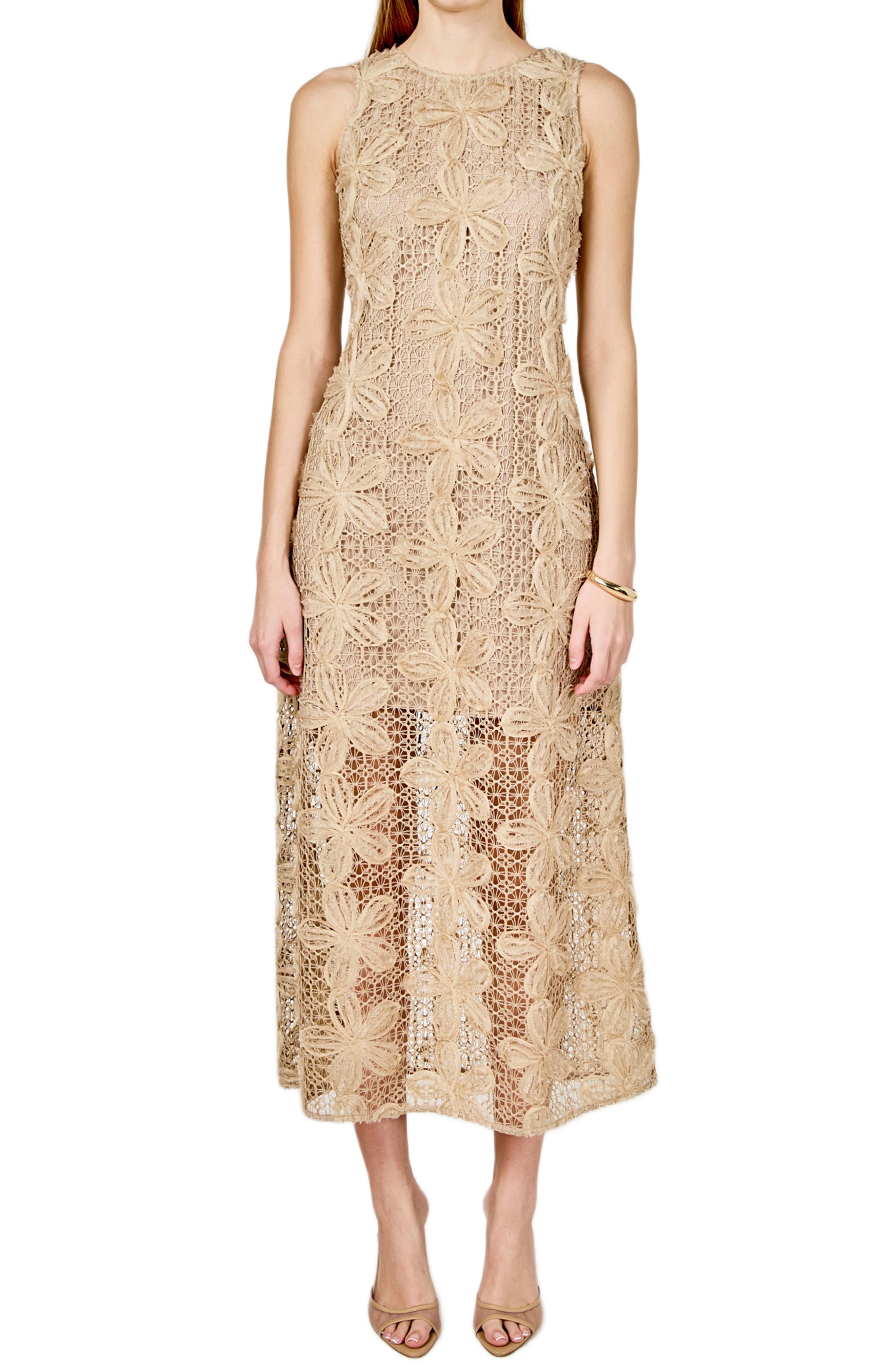 Lacy Sleeveless Dress