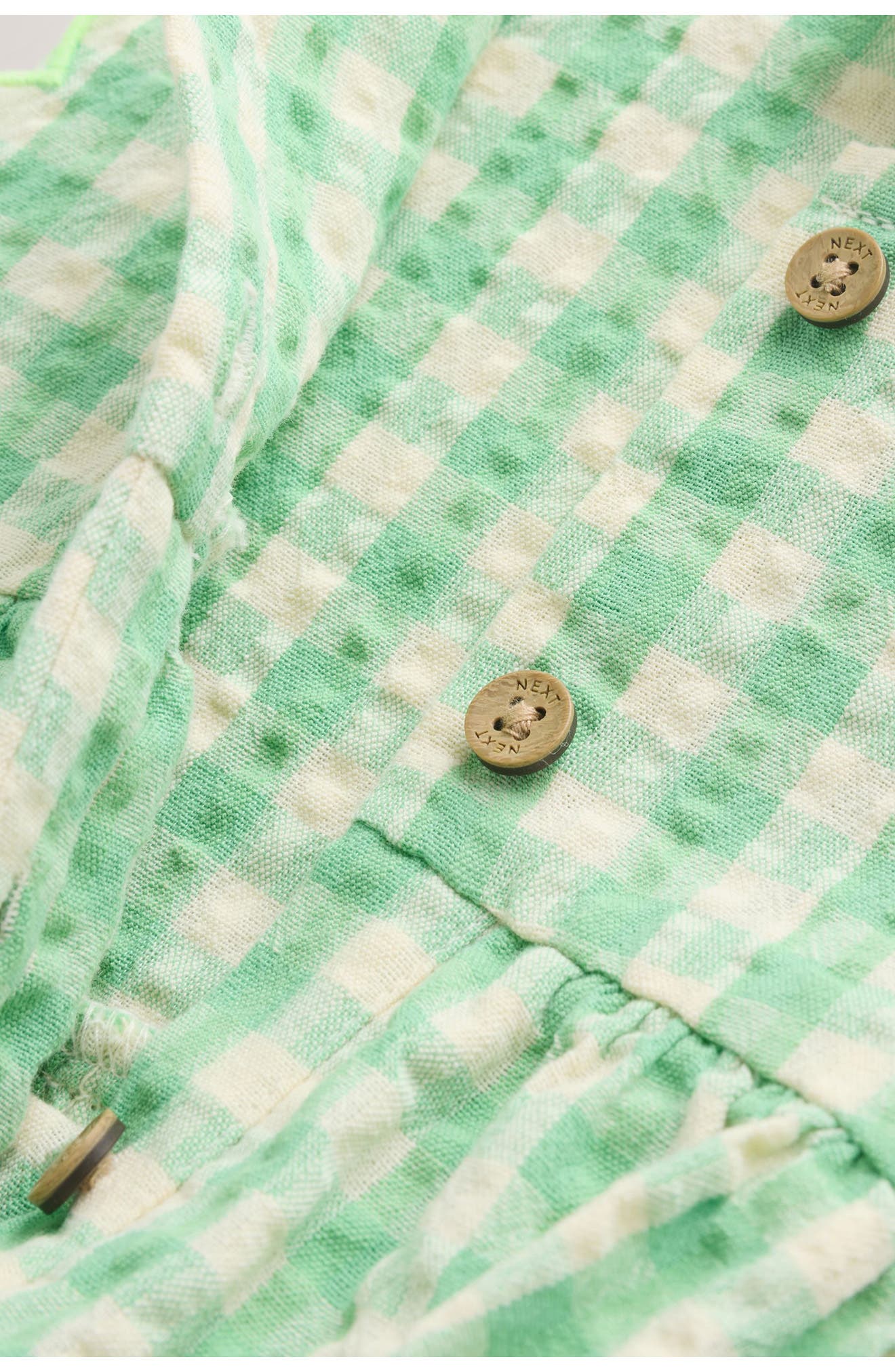 NEXT Kids' Sleeveless Gingham Dress — фото 5