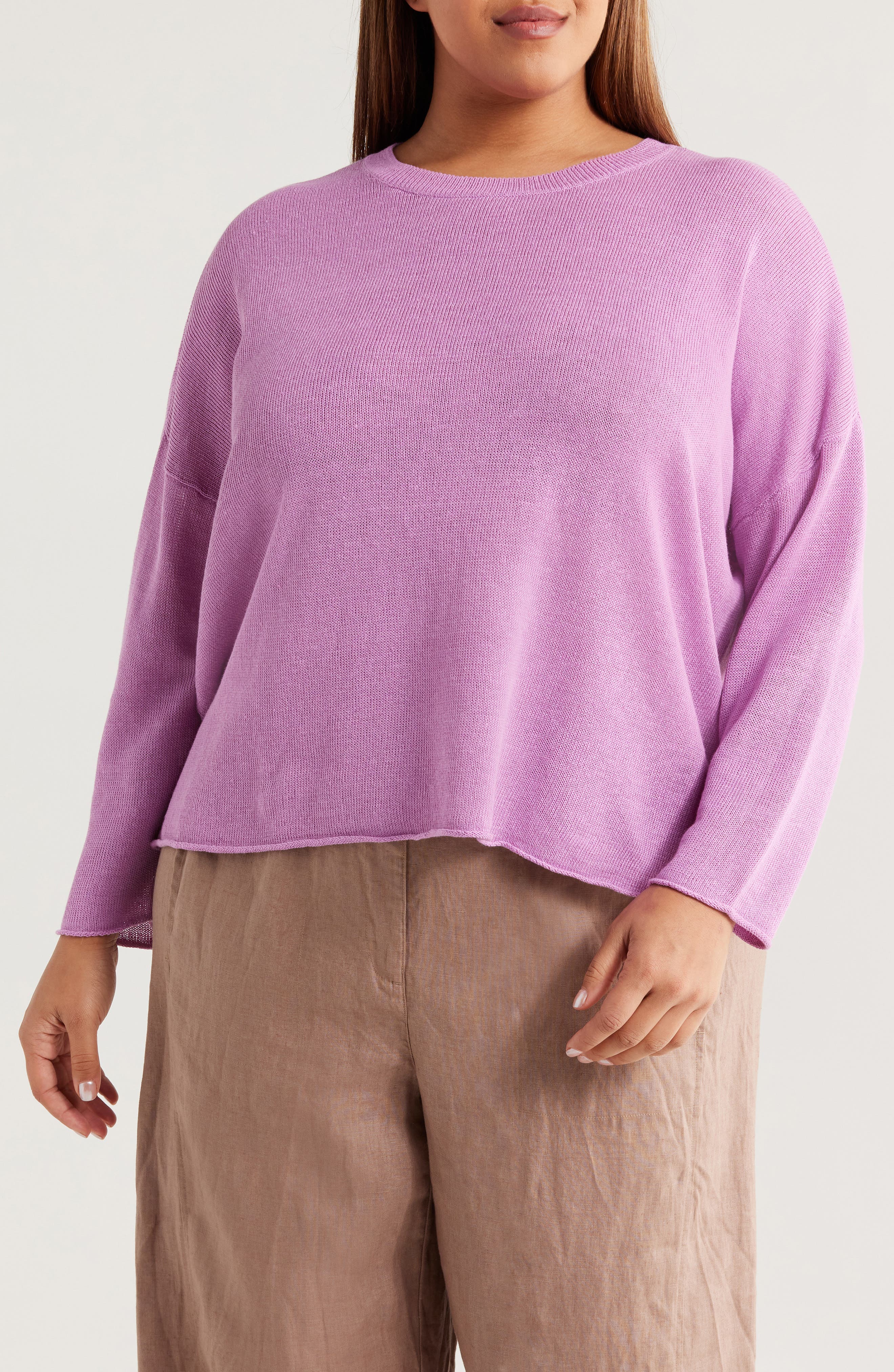 Eileen Fisher Organic Linen & Organic Cotton Sweater